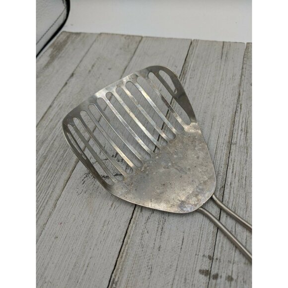 Metal Skimmer Drainer Strainer Blender 10 1/2" Hong Kong - Picture 3 of 6